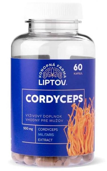 Konopná farma Liptov - Cordyceps 60 kapslí