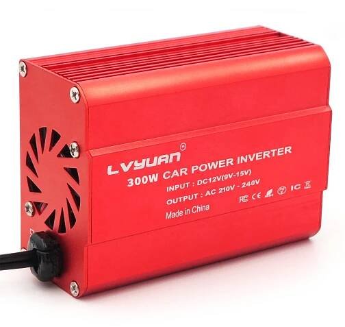 DC 12V na AC 220V 300W EU/Universal Lehký Přenosný Dual USB konvertor Adaptér Modifikovaný sinusový měnič energie do auta