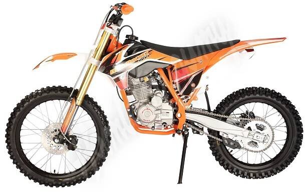 Pitbike MiniRocket PitRock 250ccm 21/18 oranžová, sedlo 92cm| Hamletovygumy