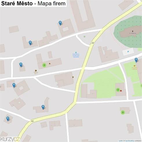 Staré Město - mapy | Kurzy.cz