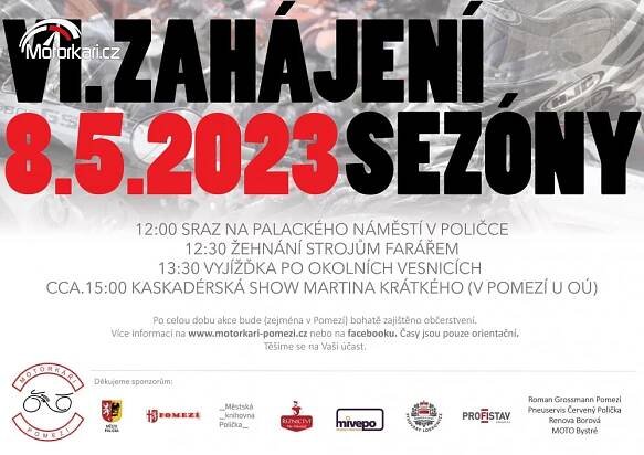 Zahájení sezóny Polička 8.5. 2023