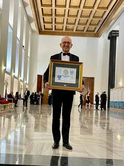 Jaroslav Mikoláš na vyhlášení soutěže Českých 100 Nejlepších