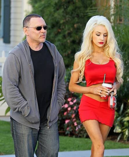 Courtney Stodden and Doug Hutchison in December 2012