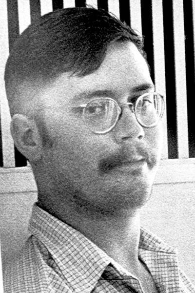 Edmund Kemper III inside the Pueblo City Police station.