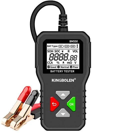 Auto Car Battery Tester Analyzer BM550 6V 12V 24V 100-2000CCA Battery Tester