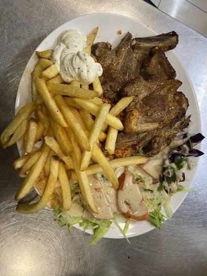 Assiette côtelette