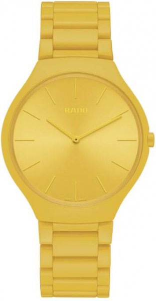 Rado True Thinline Les Couleurs Le Corbusier Sunshine Yellow Quartz R27093632 Limited Edition 999pcs | Hodinky-365.cz