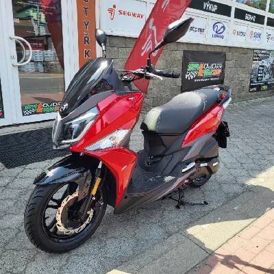Skútr SYM JET 14 125i A/C ČERVENÁ - R-010CA - EURO5, ZÁRUKA 4roky