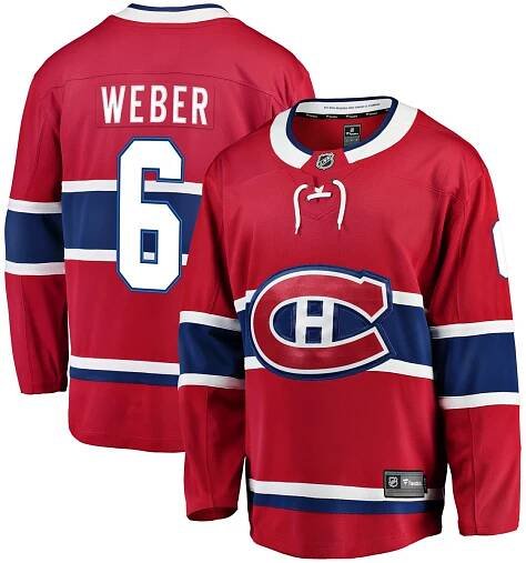 Dres Montreal Canadiens #6 Shea Weber Breakaway Alternate Jersey