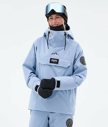 Dope Blizzard W Bunda na Snowboard Dámské Light Blue