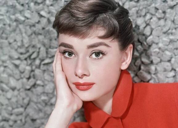 Audrey Hepburn poses for a publicity still circa 1957.