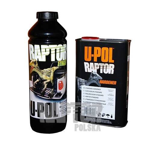 Raptor černá ochranná barva 1 L | Escape4x4.cz eshop s offroad doplňky