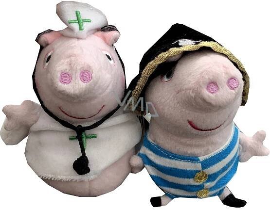 Prasátko Peppa plyšová hračka 18 cm různé druhy, doporučený věk 3+