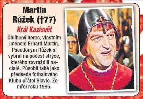 Král Kazisvět Martin Růžek (†77) z Princezny se zlatou hvězdou: 19 měsíců trpěl na lůžku!