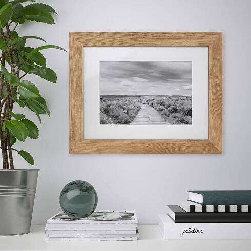 RÁMEČEK, HNĚDÝ, KRÁSNÝ ELEGANTNÍ 30X40 cm DALSKARR Kód výrobce 203.742.15