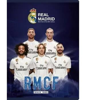 Sešit Sešit ve třech řadách A5 Real Madrid Astra 16 listů