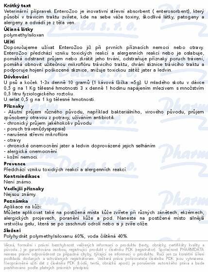 EnteroZOO detoxikační gel 100g
