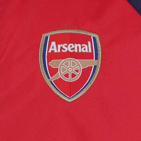 Dětská Bunda Arsenal FC, kapuce, modro-červená