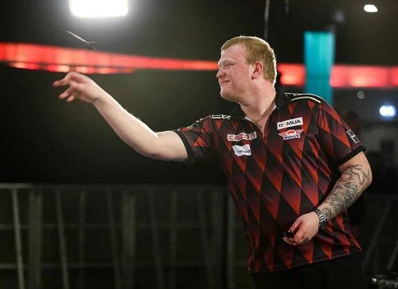 Adam Gawlas na UK Open.