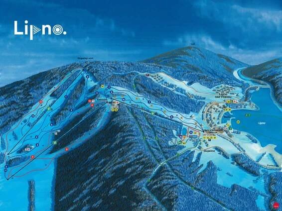 Skiareál Lipno - DOVOLENÁ V REGIONU TŘÍ ZEMÍ
