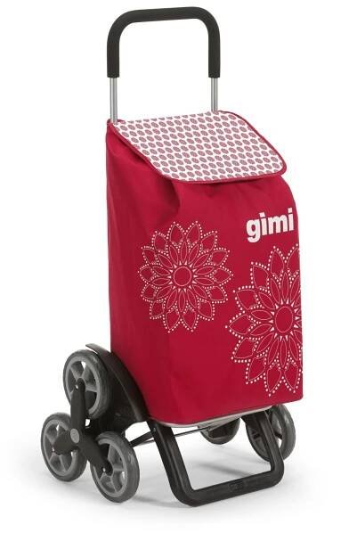 Gimi Nákupní taška na kolečkách Tris Floral červená, 56 l