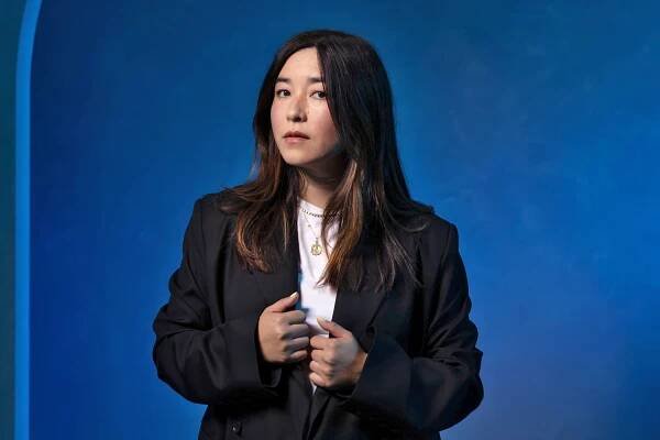 Actor Maya Erskine is photographed for Los Angeles Times on April 27, 2024 in El Segundo, California.