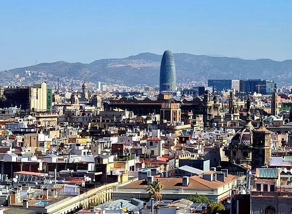 Barcelona z výšky