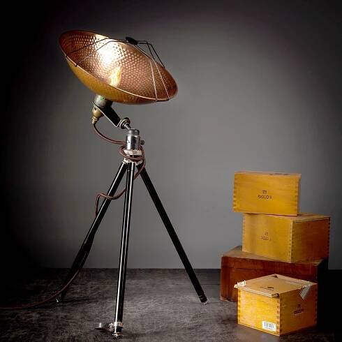 Repurposed Copper Heat Lamp
