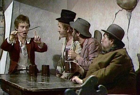 Švec Janek v pohádkové zemi - Z filmu - David Schneider, Otto Šimánek, Petr Štěpánek, Karel Augusta