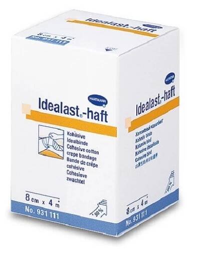 OBINADLO ELASTICKÉ IDEALAST-HAFT SAMOLEPÍCÍ 6CMX4M,KOMPRESIVNÍ,KRÁTKÝ TAH,1KS - skladem