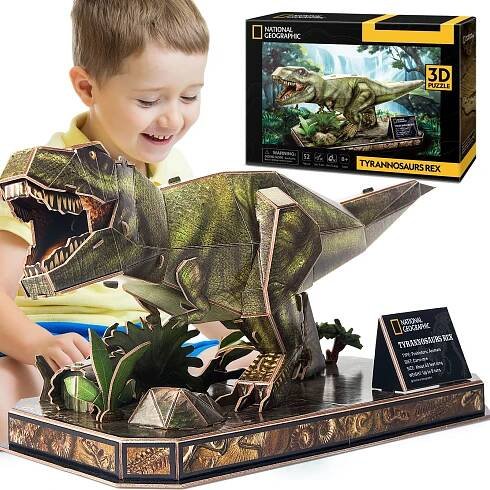 Cubicfun Puzzle 3D Tyrannosaurus Rex 52 dílků