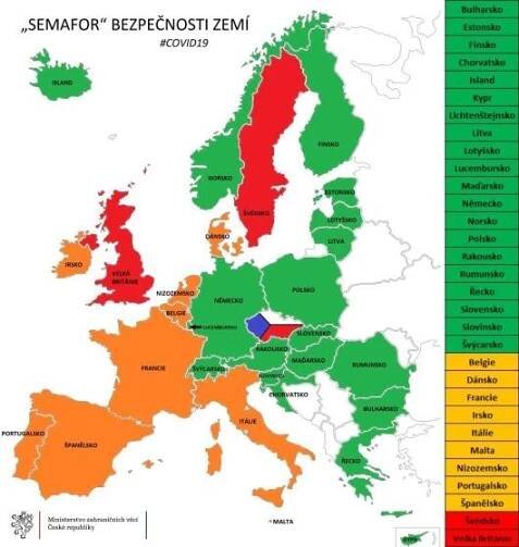 Od 15. 6. cestování podle tzv. semaforu: Kam cestovat volně a kam s povinností testů či karantény? | Kurzy.cz