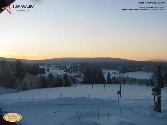 Mrazivý týden - Šumava.eu - webkamery, zpravodajství, počasí, uzdravuje,