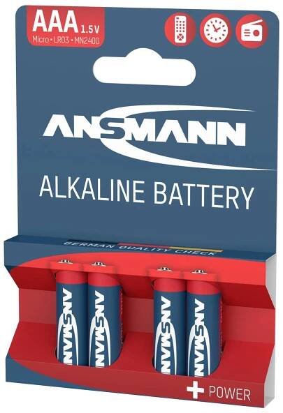 Ansmann LR03 Red-Line mikrotužková baterie AAA alkalicko-manganová 1.5 V 4 ks