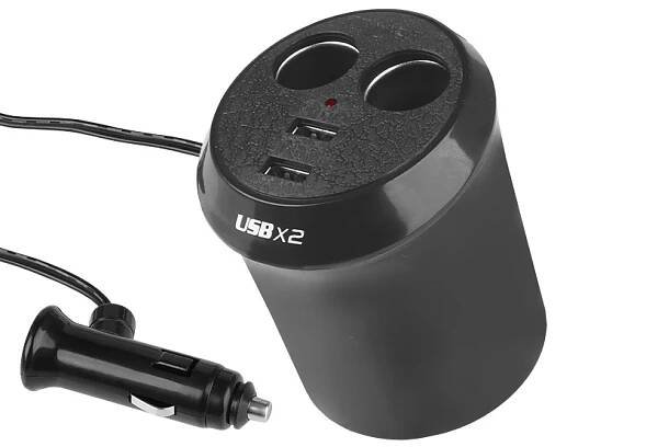 Carmotion Rozdvojka do zapalovače 2 x USB 1000 mA od 150 Kč
