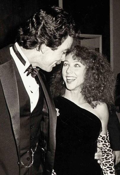 Tom Selleck and Jillie Mack during 41st Annual Golden Globe Awards at The Beverly Hilton Hotel