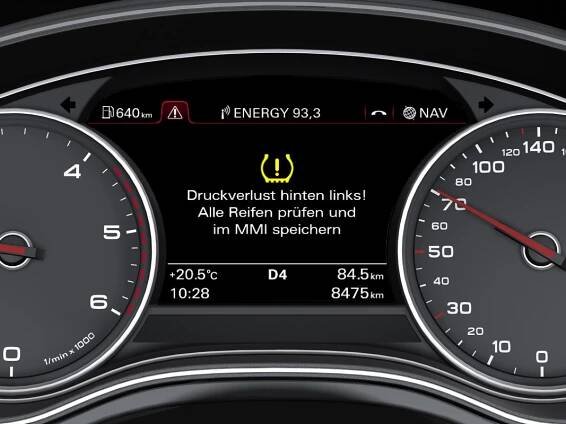 Tire pressure monitoring system - Audi Technology Portal