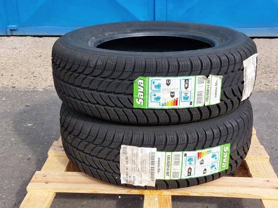 2 ks pneu Sava Eskimo S3 M+S 185/65 R14 86T DOT 42/17