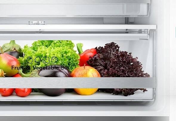 Americká chladnička Hisense RF632N4AFC1, černá, Moisture Fresh Crisper
