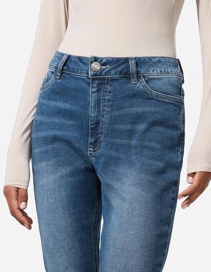 Džíny - Velmi přiléhavý střih Skinny Fit - tmave modra