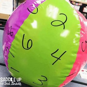 Beach Ball Math - Saddle Up for 2nd Grade