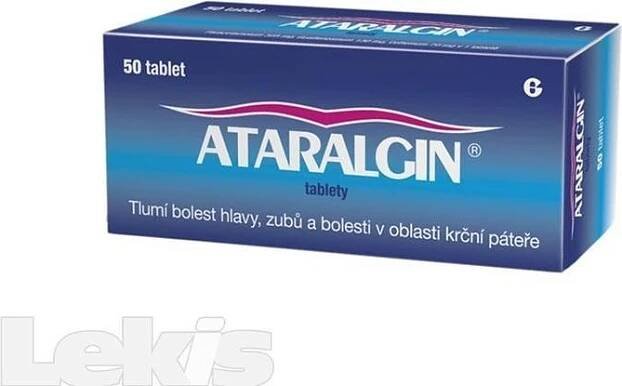 ATARALGIN POR 325MG/130MG/70MG TBL NOB 50