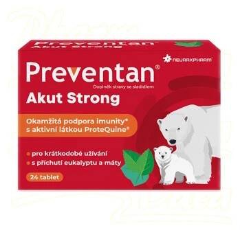 PREVENTAN Akut Strong 24 tablet (Lyzáty, enzymy, nukleotidy) - Vícesložkové