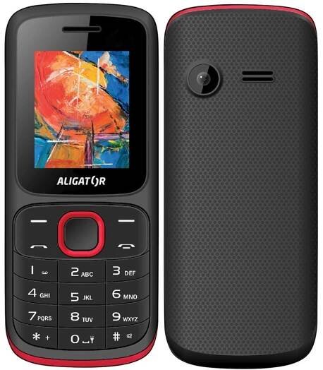 Mobilní telefon Aligator D210 Dual SIM černá barva
