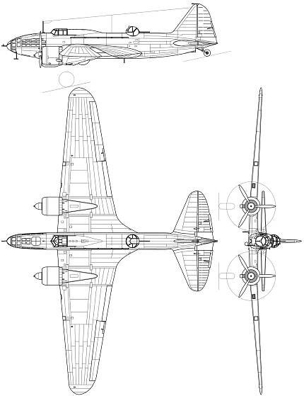 Soubor:Iljusin Il-4.svg – Wikipedie
