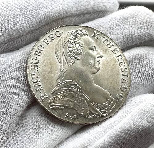 Stříbrný Levantský tolar MT 1780 SF - TOP STAV!  - Sběratelství