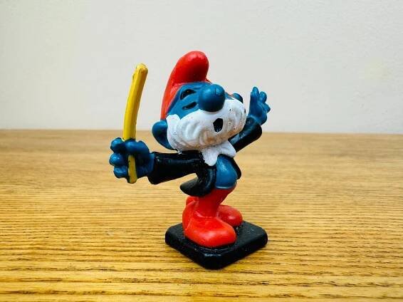 Stará figurka SMURF ( ŠMOULA )  - Starožitnosti a umění