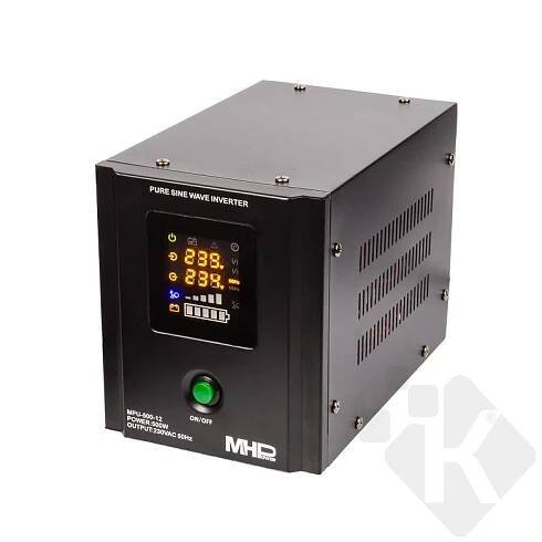 Záložní zdroj MHPower MPU500-12,UPS,500W, čistá sinus