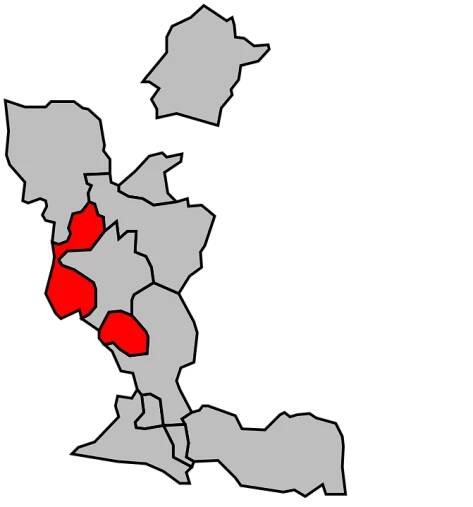 Kanton na mapě arrondissementu Avignon
