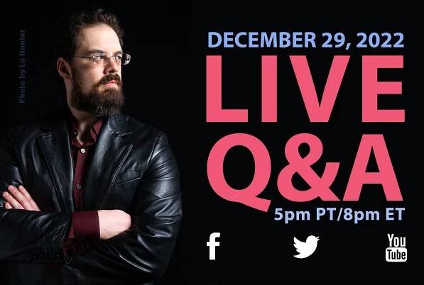 Join Christopher Paolini for a Livestream Q&A!